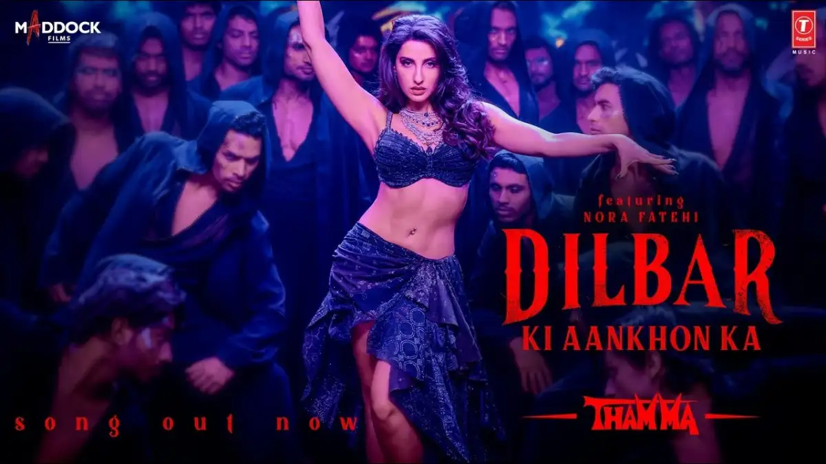 दिलबर की आंखों का Dilbar Ki Aankhon Ka Lyrics In Hindi- Rashmeet Kaur, Jigar Saraiya | Thamma(2025)