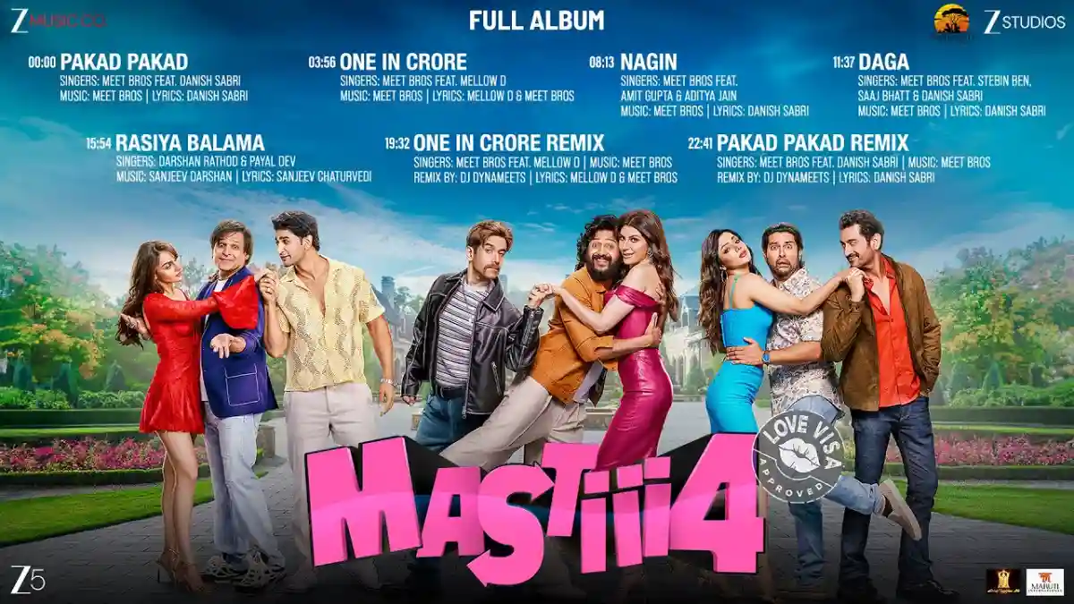दगा Daga Lyrics in Hindi – Mastiii  4(2025)